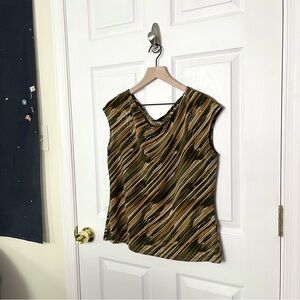 ✧･ﾟvtn earthy sequin tank